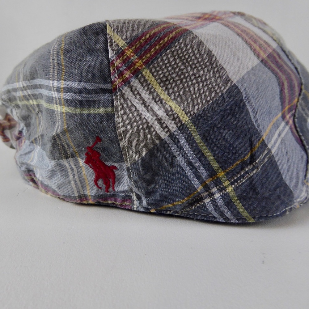 Polo Ralph Lauren Lightweight Cotton Plaid Newsboy - Picture 2 of 6
